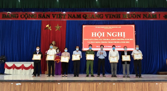 Thị trấn Hà Lam triển khai nhiệm vụ trước, trong và sau Tết Nguyên đán Nhân Dần