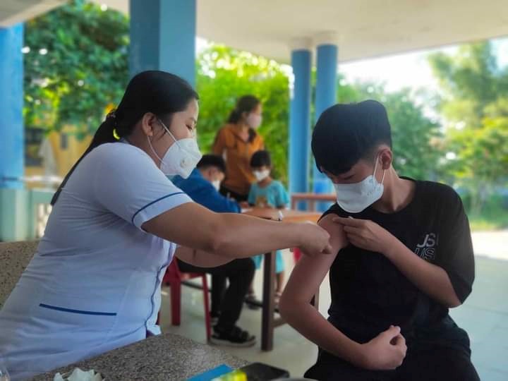 Thăng Bình nằm trong nhóm 5 địa phương có tỷ lệ tiêm vắc xin Covid-19 cao trong đợt phát động chiến dịch toàn tỉnh