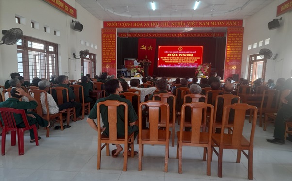 Hội Cựu chiến binh xã Bình Quế tổ chức Hội nghị quán triệt học tập Chỉ thị 05-CT/TW