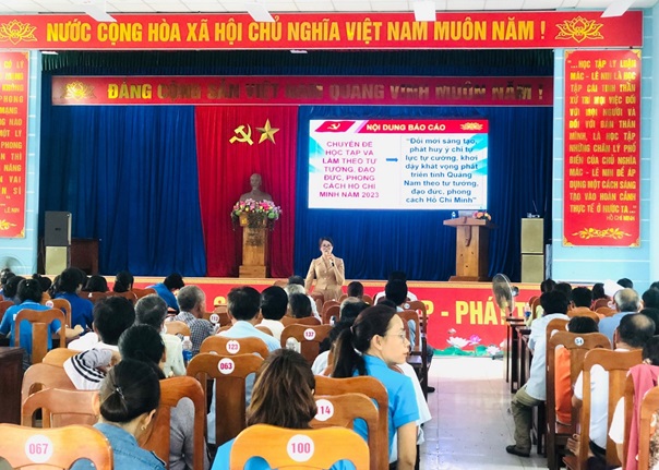 Thăng bình: Tiếp tục triển khai học tập Chỉ thị 05 Bộ Chính trị