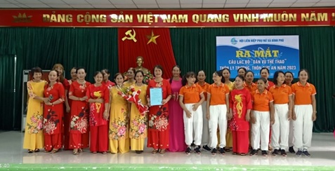 Bình Phú ra mắt câu lạc bộ “Dân vũ thể thao”