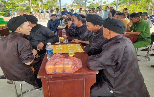 Hội Cựu chiến binh xã Bình Nam tổ chức giải cờ làng năm 2023
